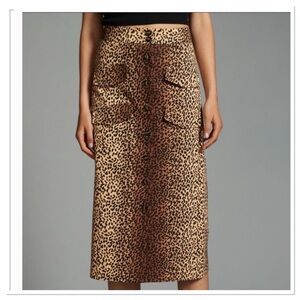 NWT Mare Mare x Anthropologie Midi Utility Skirt Medium